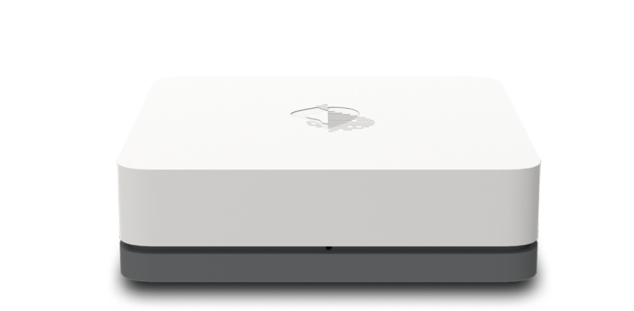 Box TV con logo Swisscom