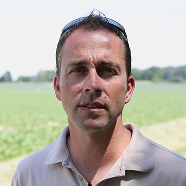 Reto Minder, Landwirt in Jeuss (FR)