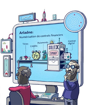The basic concept of Ariadne is based on the digitisation of financial contracts.